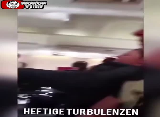 Video :A aircraft experiencing some turbulence